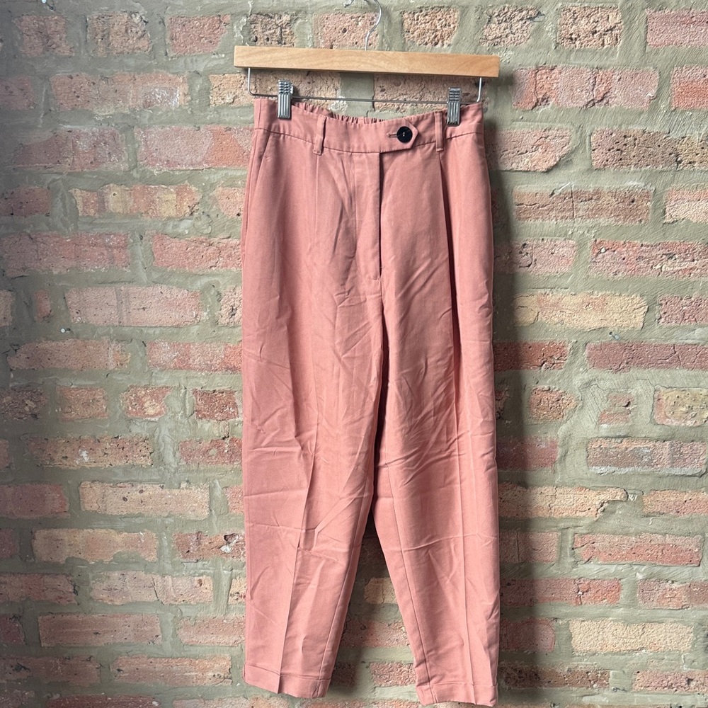 Mango Women's Pink Trousers